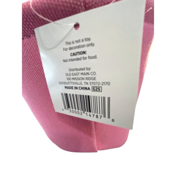 Easter Basket Pink/White/Blue Bunny 15x15 NWT - Picture 7 of 7